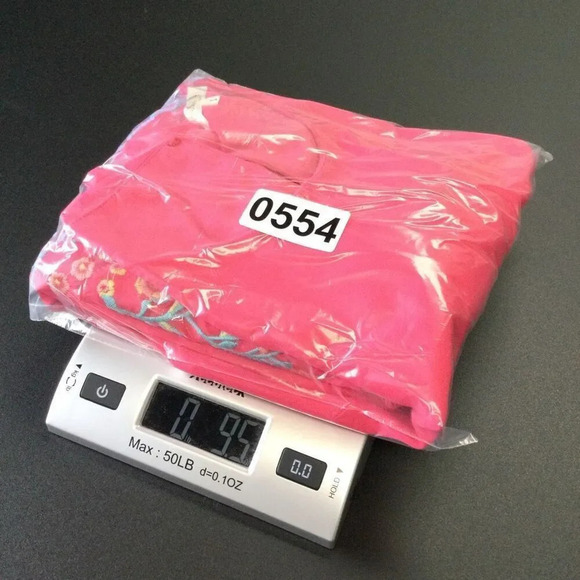 Andree by Unit Womens Pink Floral Embroidered Flutter Sleeve Shift Dress Small - Picture 10 of 11